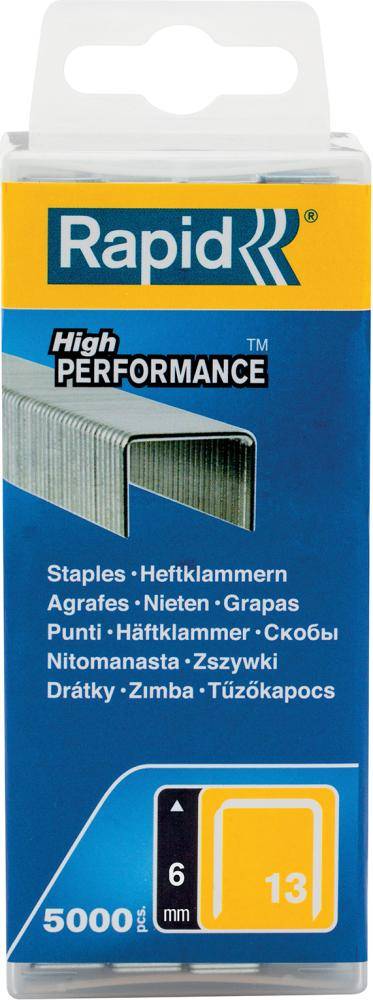 Agrafes Rapid 6mm Galva Fixation Robuste Et Durable Galvanisée - Rapid-0