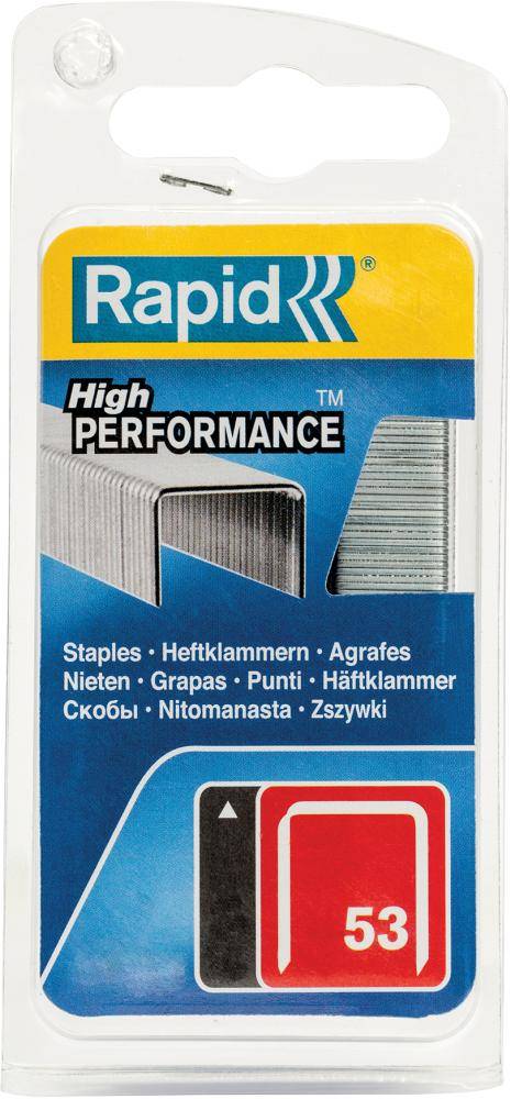 Agrafes Rapid N.53 4mm Agrafes Galvanisées Type 53 - Rapid-0