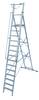 Escabeau aluminium Krause Stabilo® Professional 127587 Hauteur de travail (max.): 5.3 m 30.5 kg 1 pc(s)