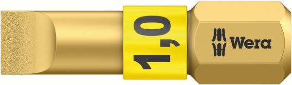 Embout pour vis à tête fendue 5.5 mm Wera 05 056172 001 Acier à outils allié, revêtement diamanté Forme (embouts): D 6.3 1 pc(s)