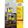 Etiquette plastique Avery-Zweckform L6131-20 70 x 37 mm film de polyester jaune 480 pc(s) fixation permanente