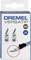 Emballage du Dremel Versatip 202 avec deux pointes de rechange. Contient l'indication '2X' et une image des pointes et de l'appareil ci-dessous.
