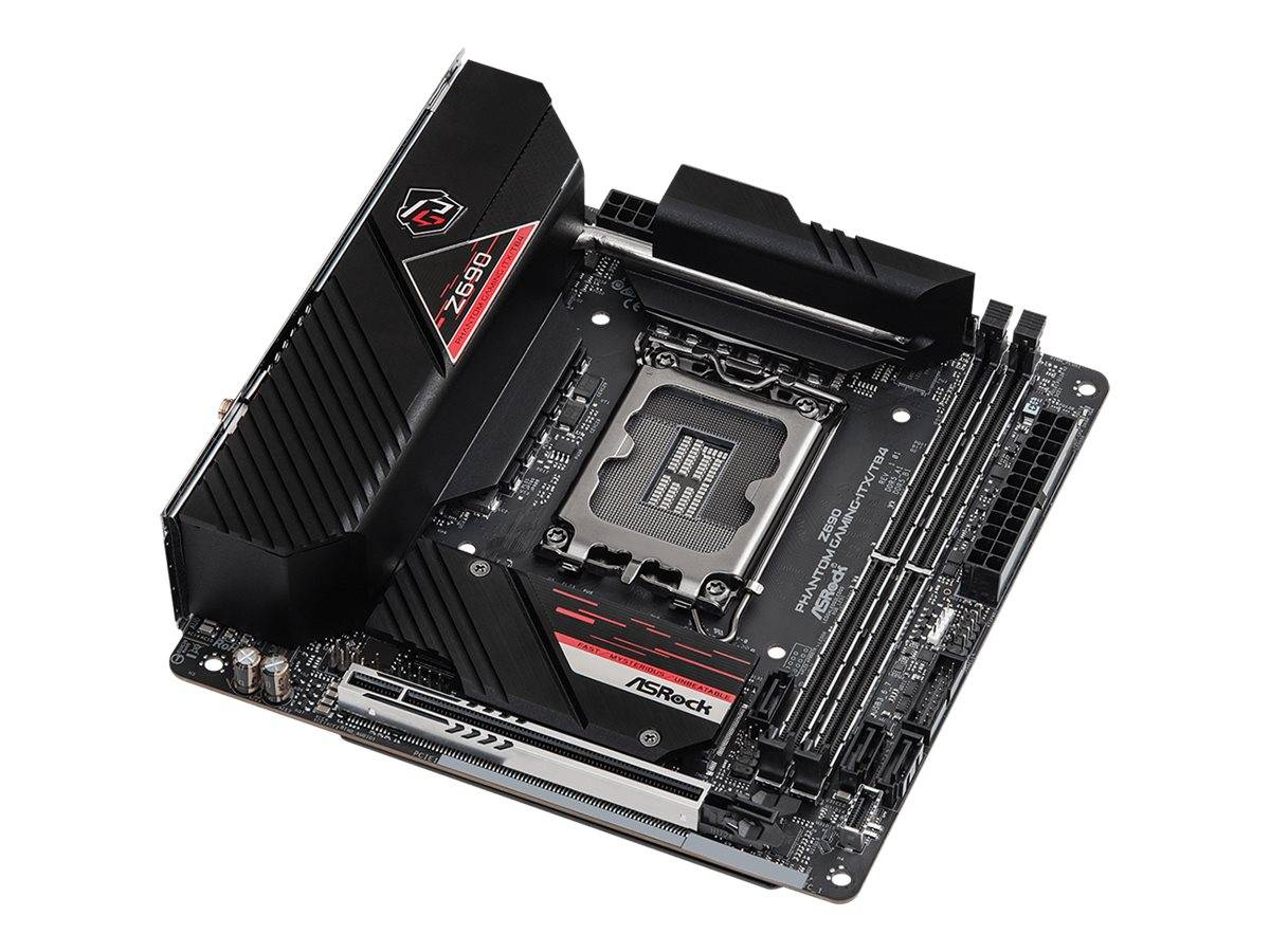 Asrock Z690 Phantom Gaming-ITX/TB4, Intel, LGA 1700, Intel® Celeron®, Intel® Core™ i3, Intel® Core™ i5, Intel® Core™ i7,-3