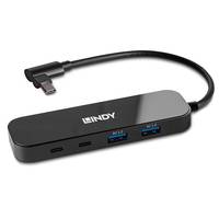 LINDY 43334 Hub USB 4 ports USB-C® 3.2, USB-C® 3.2, USB 3.1 (2è gén.), USB 3.1 (2è gén.) multicolore 43334-4