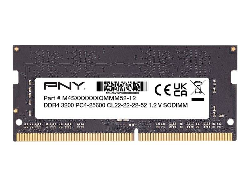 PNY Performance, 8 Go, 1 x 8 Go, DDR4, 3200 MHz, 260-pin SO-DIMM-0