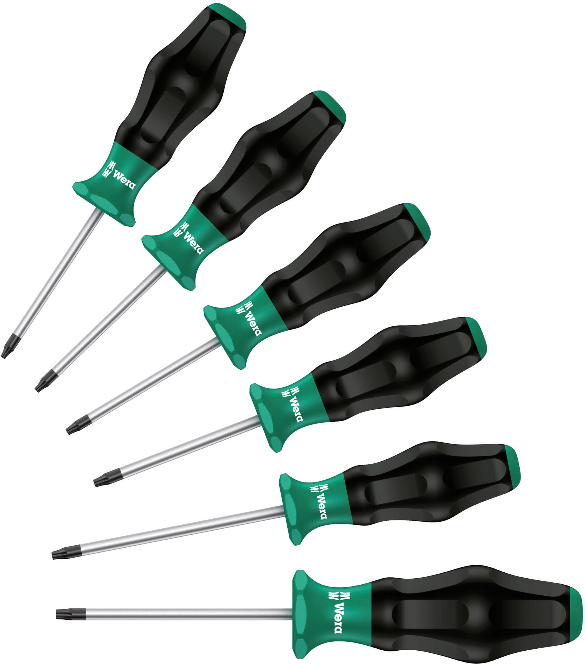 Wera 1367/6 TORX® pour l'atelier Jeu de tournevis 6 pièces TORX® intérieur