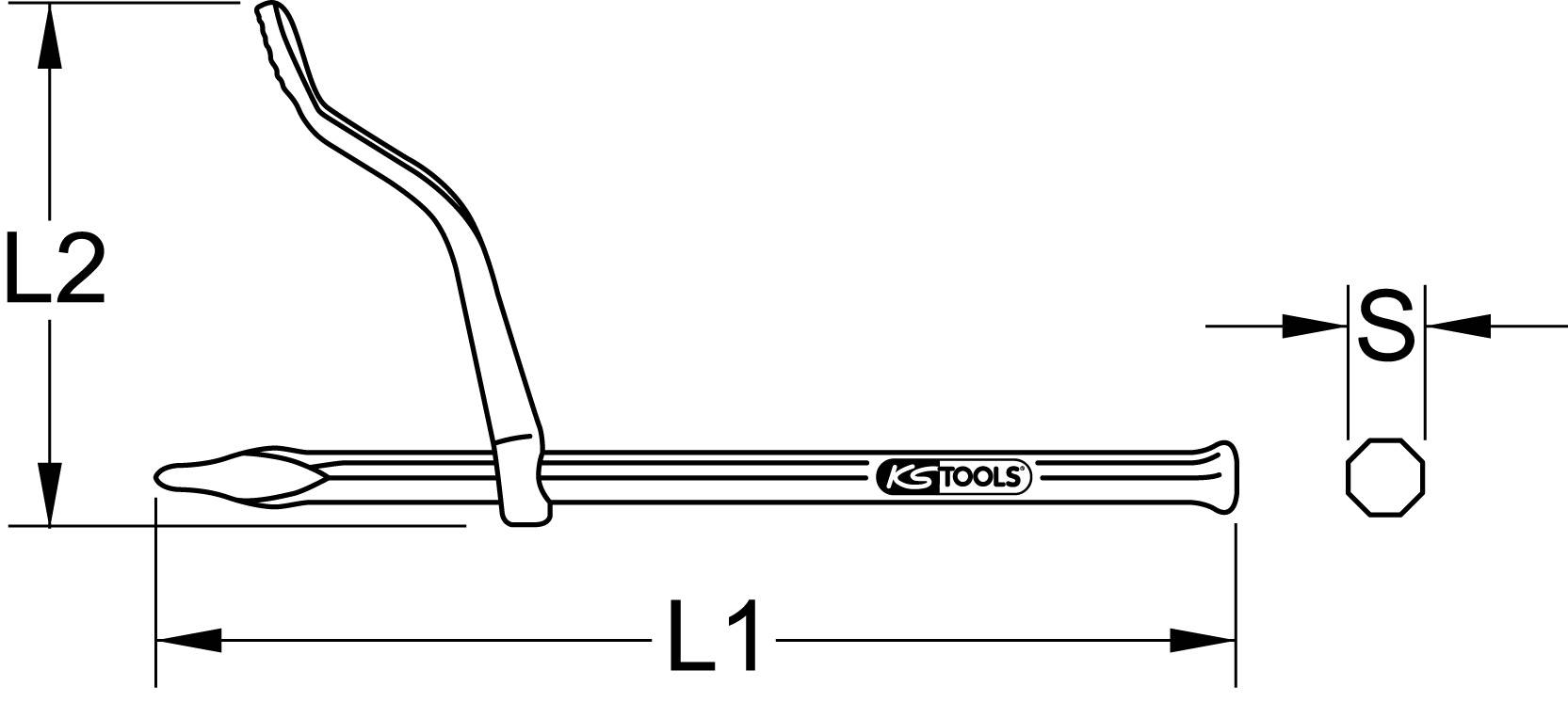 KS Tools 1560563 156.0563 Chevillette de maçon-1