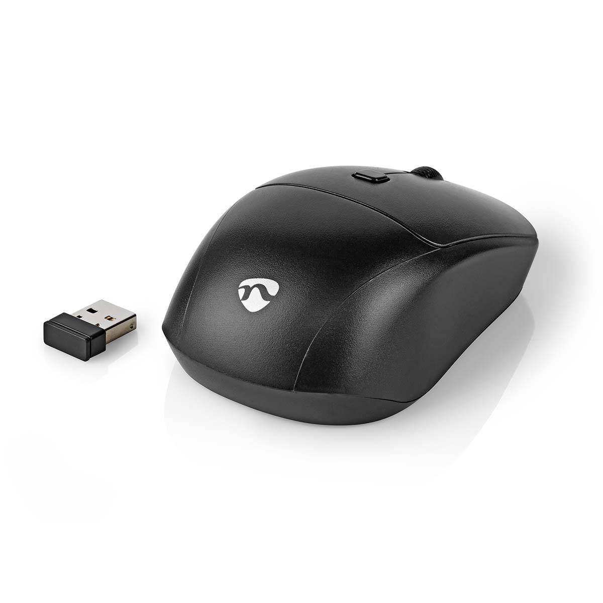 Pack Clavier Sans Fil QWERTY Hollandais avec Souris Sans Fil et Nano-Récepteur USB-2
