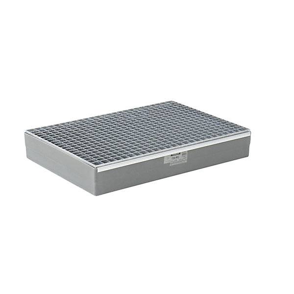 Bac Rétention Palette 150l Rétention Sécurisée Pour Palette Euro, Avec Caillebotis - Cemo France-0