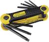 Proxxon Industrial 6 pans intérieurs (TX) Jeu de clés mâles coudées T 9, T 10, T 15, T 20, T 25, T 27, T 30, T 40 8 pièces