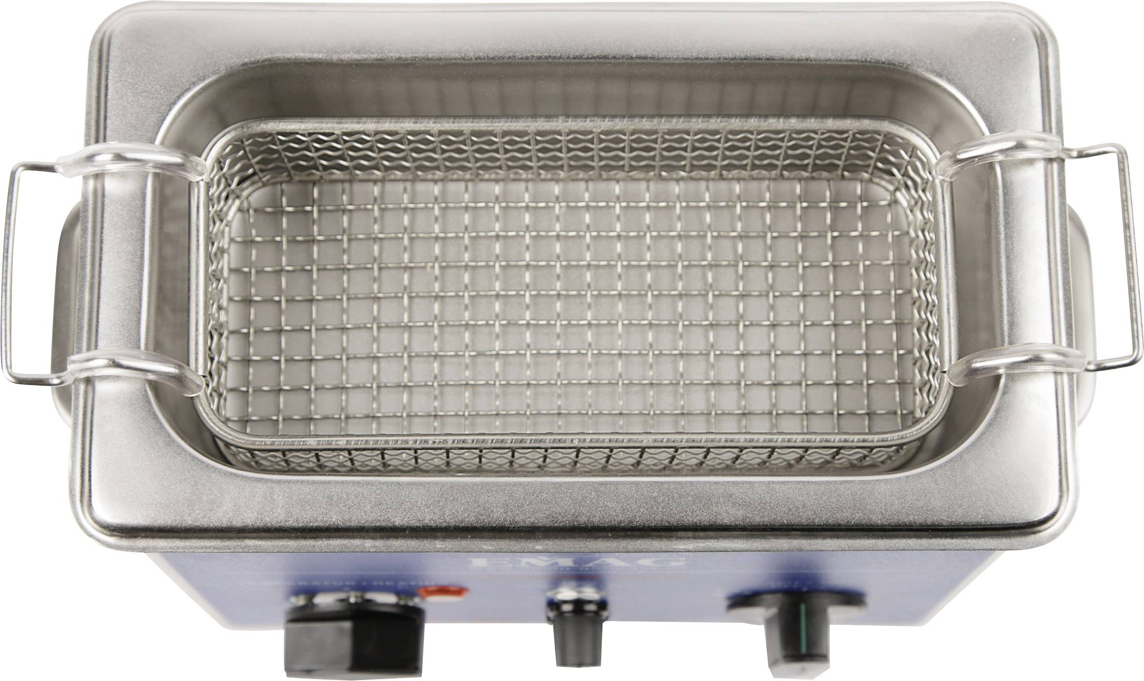 Friteuse à air chaud en vue de dessus, avec un panier grillagé amovible pour la cuisson des aliments.