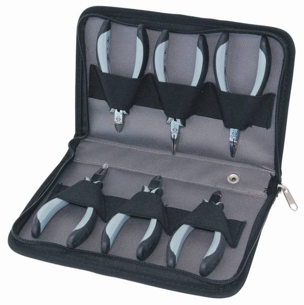 C.K T3703D antistatique (ESD) Jeu de pinces 6 pièces