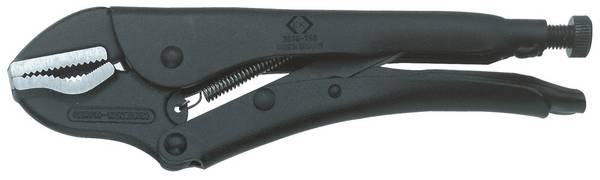 C.K T3638 07 Pince-étau droite à prisme 0 - 25 mm 180 mm