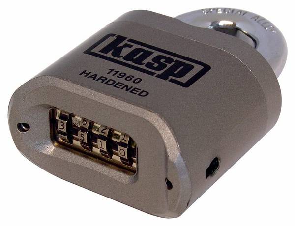 Kasp K11960D Cadenas  fermeture différente   argent avec serrure à combinaison