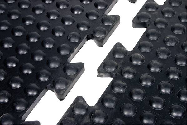Pièce centrale Bubblemat COBA BF010004 noir 600 mm x 900 mm x 14 mm
