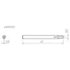 Panne de fer à souder forme de burin Weller 4SPI15211-1 Taille de la panne 2 mm 1 pc(s)