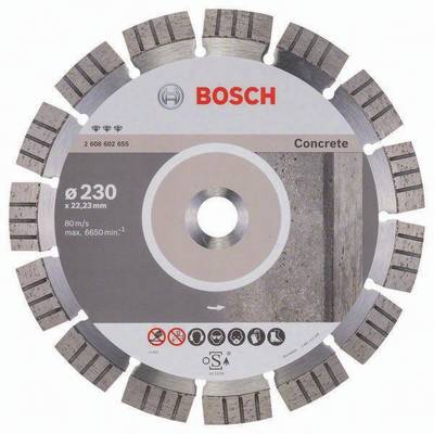 Disque à tronçonner diamanté Best for Concrete, 230 x 22,23 x 2,4 x 15 mm Bosch 2608602655