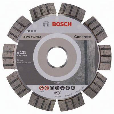 Disque à tronçonner diamanté Best for Concrete, 125 x 22,23 x 2,2 x 12 mm Bosch 2608602652