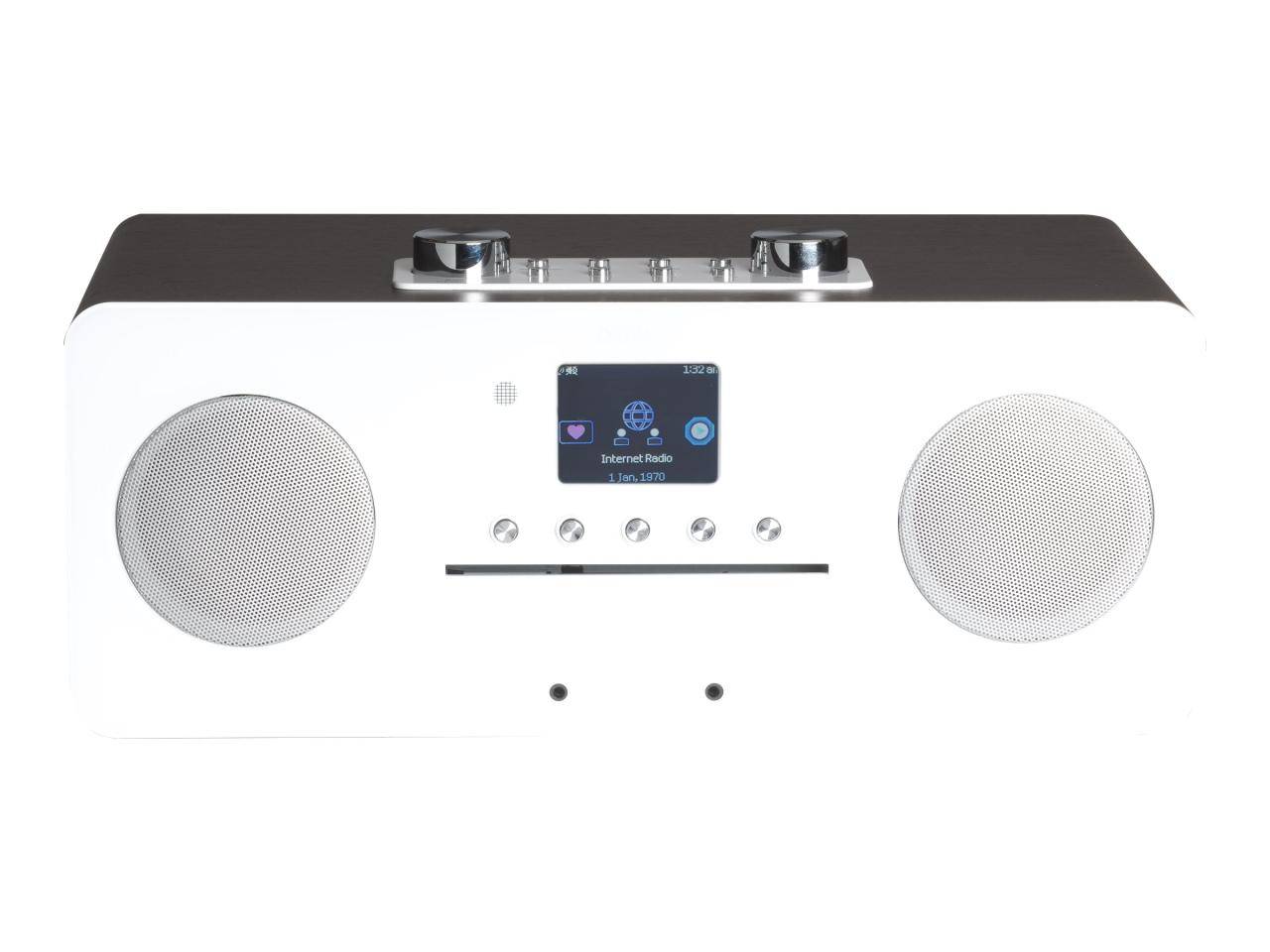 Denver MIR-260 Radio de table Internet DAB+, FM AUX, Bluetooth, CD, NFC, radio internet bois (foncé)-2