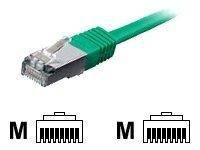 Equip 605545 RJ45 Câble réseau, câble patch CAT 6 S/FTP 7.50 m vert contacts dorés 1 pc(s)-1