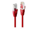 Câble réseau Lindy Cat.6 SSTP / S/FTP PIMF Premium 10.0m rouge 10m