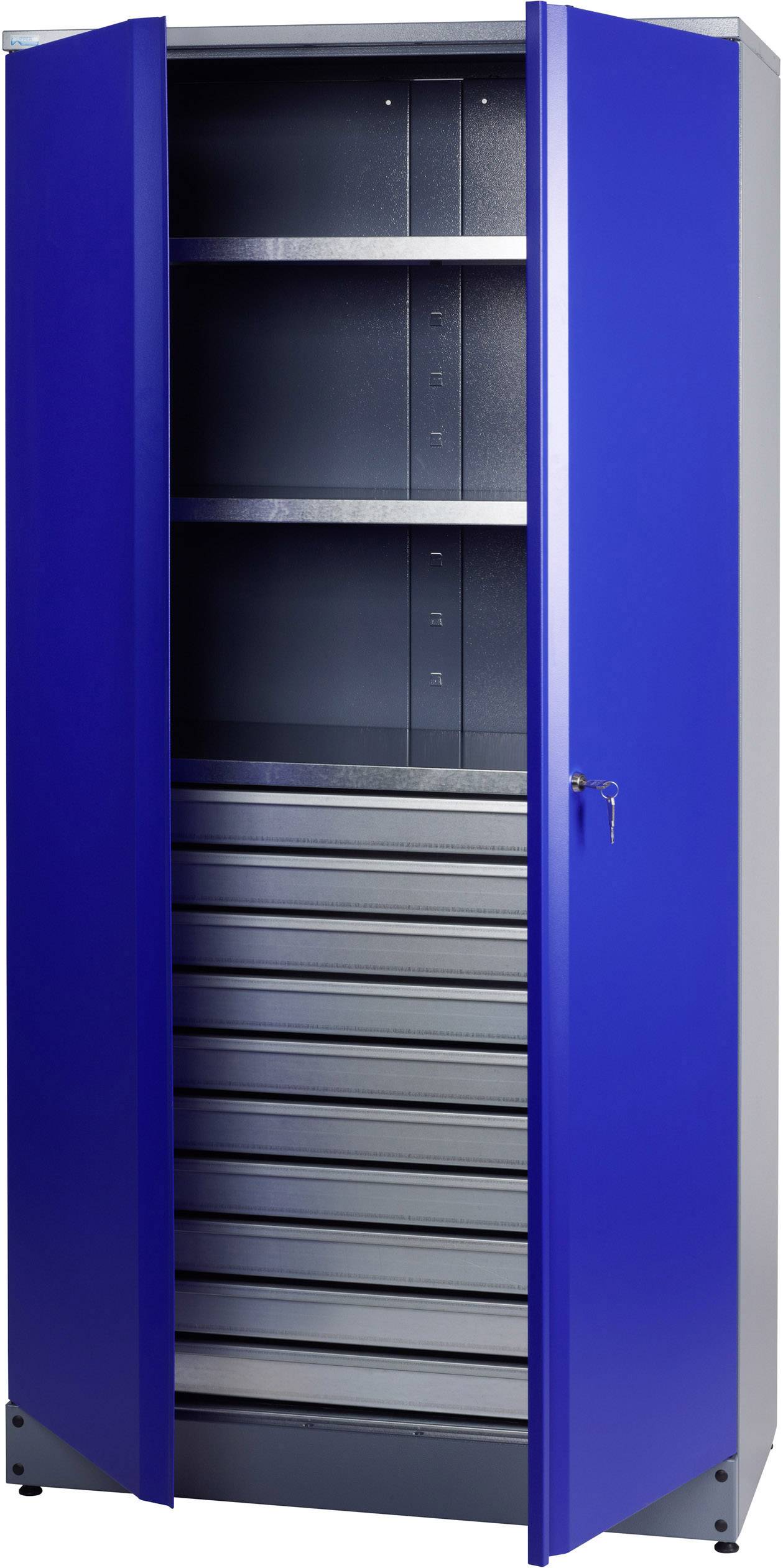 Armoire à matériel avec 10 tirois Küpper 70597 (l x H x P) 910 x 1800 x 450 mm