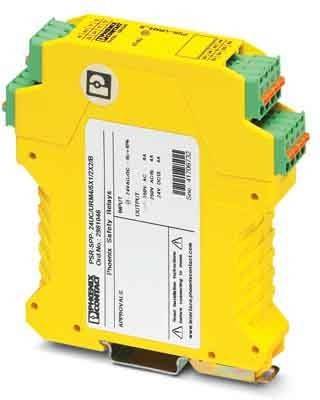 Relais de sécurité PSR-SPP- 24UC/URM4/5X1/2X2/B Phoenix Contact Tension de fonctionnement: 24 V/DC, 24 V/AC 5 NO (T), 1 -0