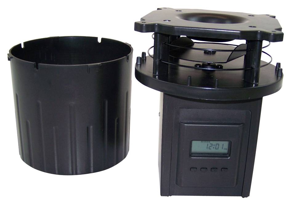 Berger & Schröter Distributore Automatico Di Mangime Digitale - Programmable Per Animali Selvatici, Nero - Foto 4