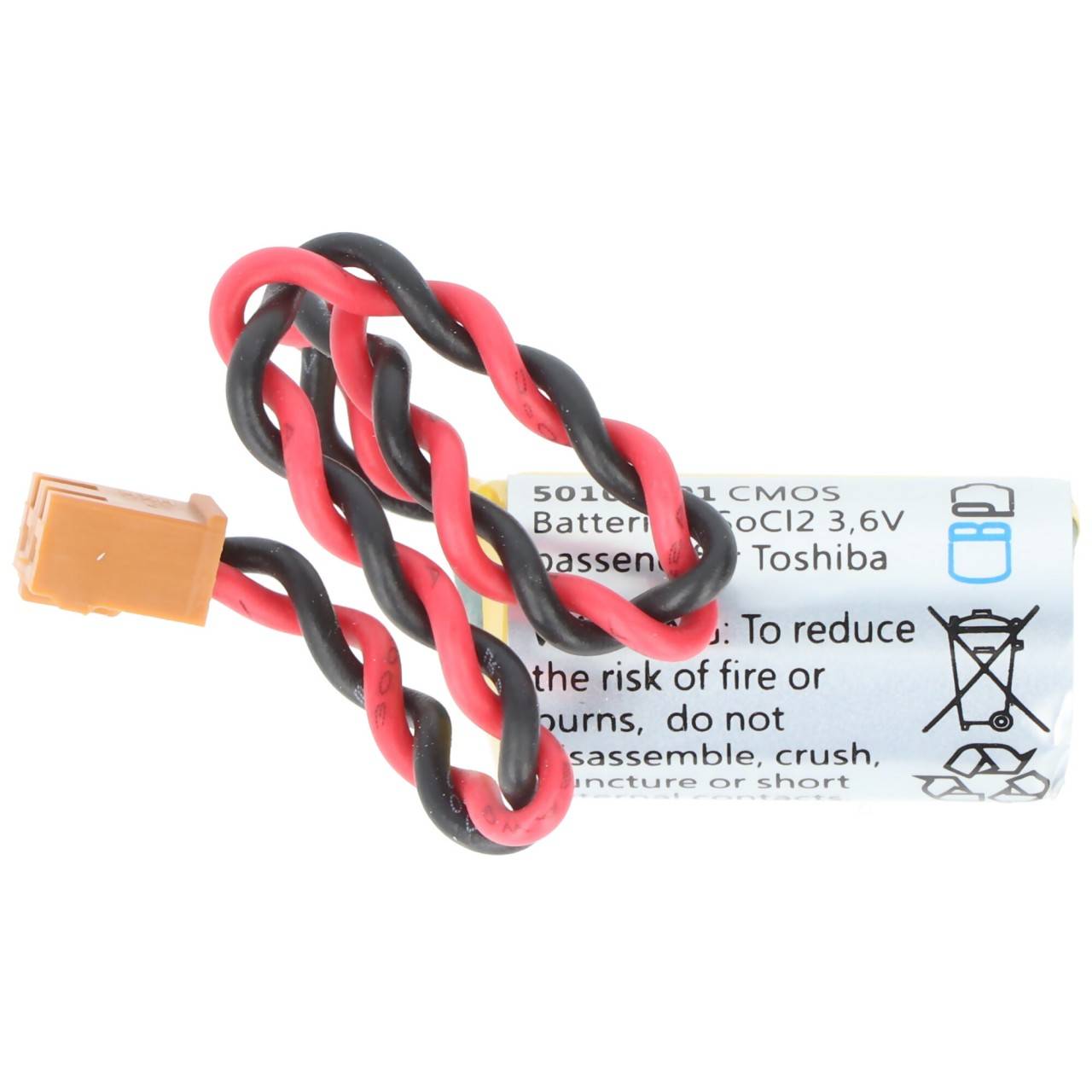 Batterie au lithium compatible avec C52005, ER3V-C, ER3V / 3.6V, FBT030A, NP8P-BT-1