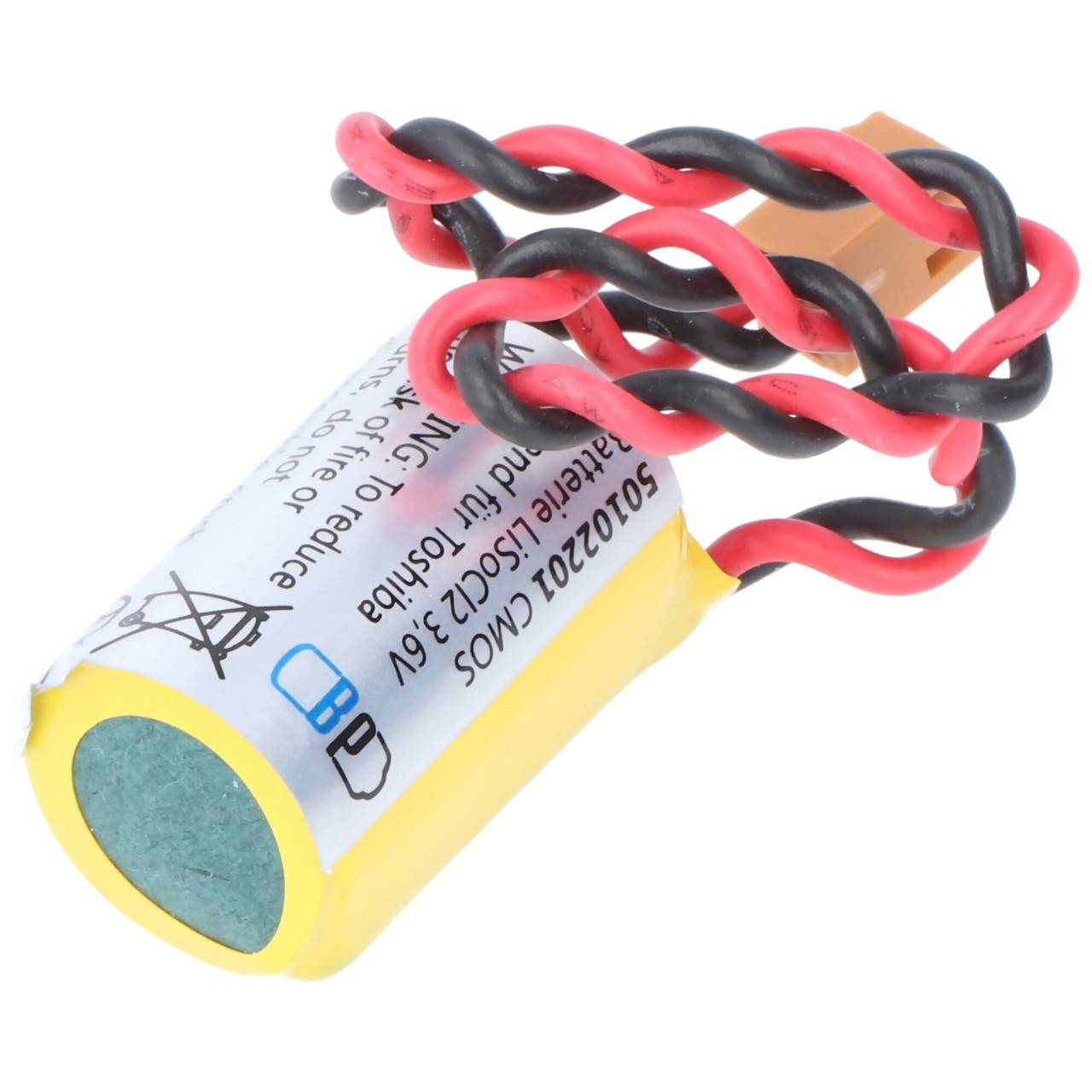 Batterie au lithium compatible avec C52005, ER3V-C, ER3V / 3.6V, FBT030A, NP8P-BT-3