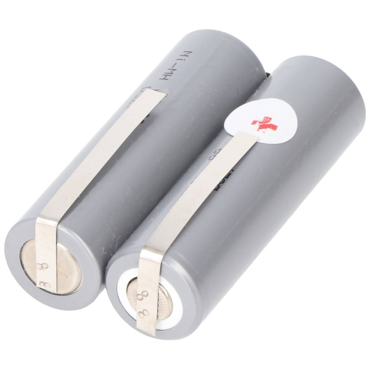 Batterie pour tondeuse à cheveux 2,4 Volt NiMH Mignon AA 2000mAh à max. 2200mAh, 49x15x28mm-4