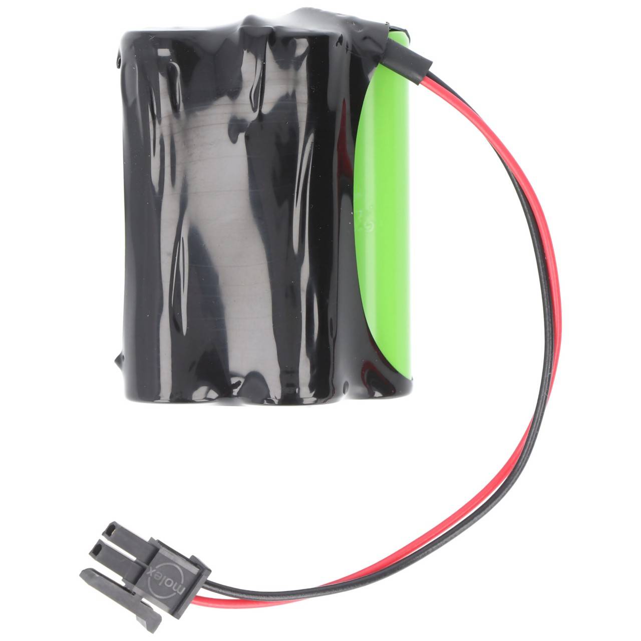Batterie lumière de secours NiMH 4,8V 1100mAh F2 + 2 Mignon AA avec 150mm câble & prise remplace Inotec 890014-1