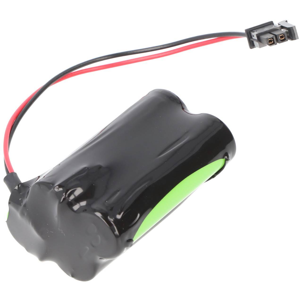 Batterie lumière de secours NiMH 4,8V 1100mAh F2 + 2 Mignon AA avec 150mm câble & prise remplace Inotec 890014-3