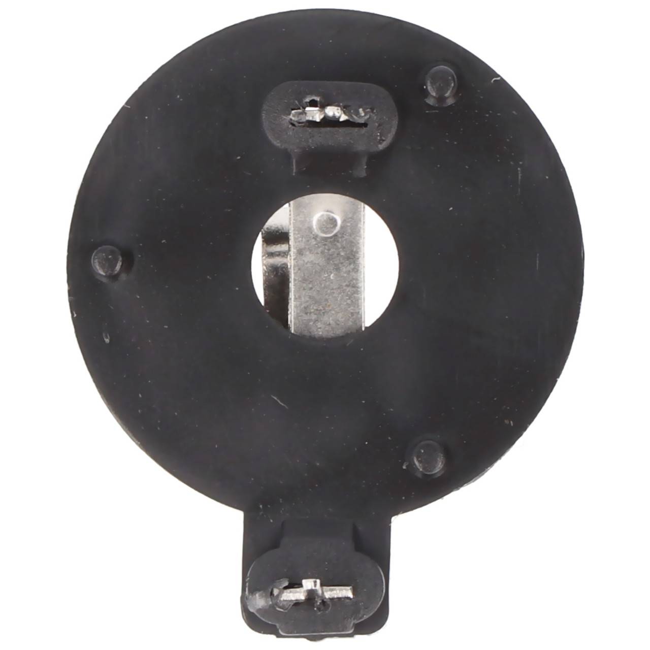 Support de pile bouton Goobay CR2012-CR2032 - max 20 mm, noir, montage PCB, horizontal (2 broches)-4