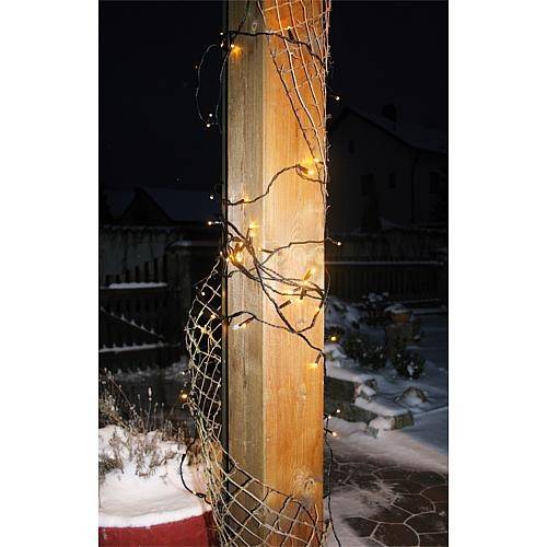 EGB LED mini guirlande lumineuse 80 fl. Blanc chaud-3