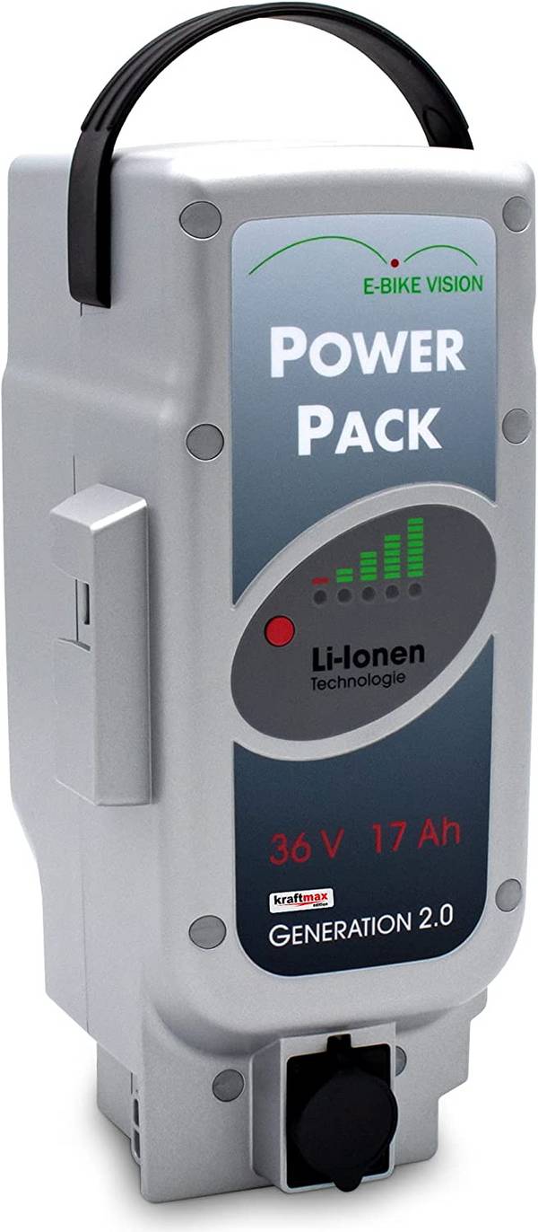 Batterie PowerPack E-BIKE VISION 2.0 36V 17 Ah 612Wh Panasonic Kalkhoff, Raleigh, KTM, Flyer
