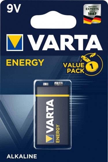 Pile alcaline Varta, E-Block, 6LR61, énergie 9 V, blister de vente au détail (paquet de 1)-4