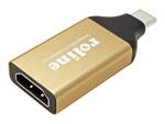ADAPTATEUR ROLINE GOLD USB TYPE C - HDMI, ST/BU