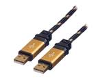 Câble USB 2.0 ROLINE GOLD, type A - A, ST/ST, 3 m