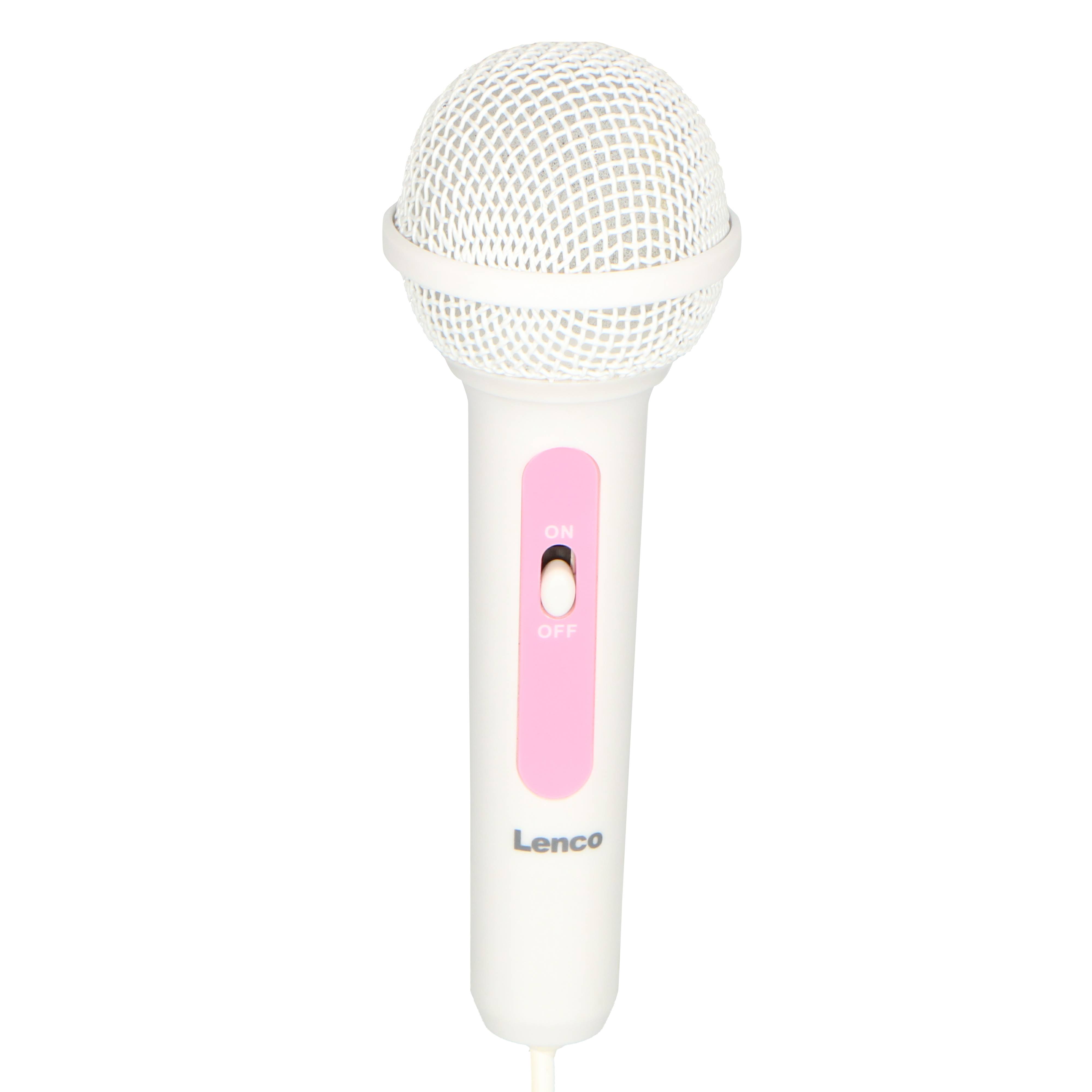 Radio FM Portable avec Lecteur CD / MP3 / USB, Micro et Effets Lumineux-4