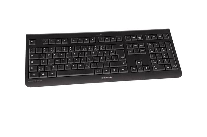 CHERRY DW 3000 Ensemble Clavier & Souris sans fil, noir, USB, AZERTY - FR, Taille réelle (100 %), Sans fil, RF sans fil,-3