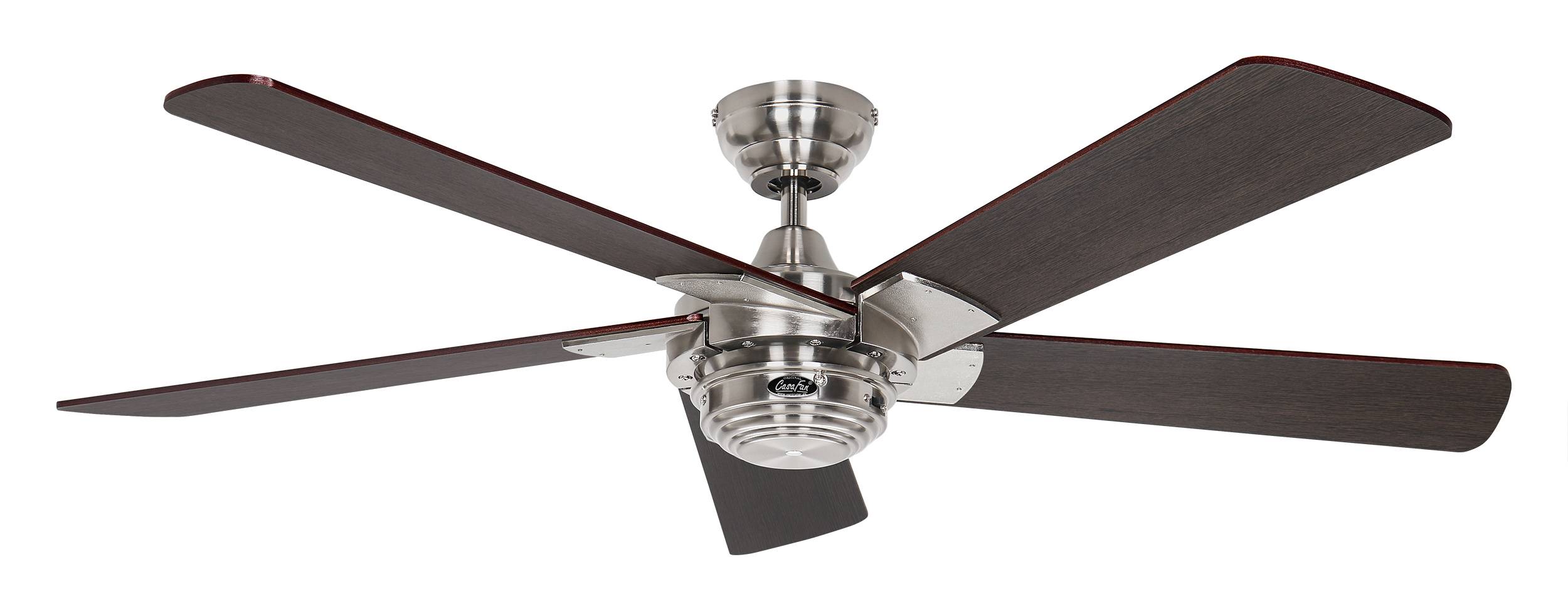 Ventilateur de plafond CasaFan Rotary BN 5 pales (Ø x H) 132 cm x 230 mm wengé-1