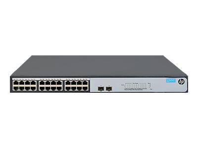 Hewlett Packard Enterprise JH018A#ABB HPE 1420-24G-2SFP+ 10G Uplink Switch - S Switch réseau 10 GBit/s fonction PoE-1