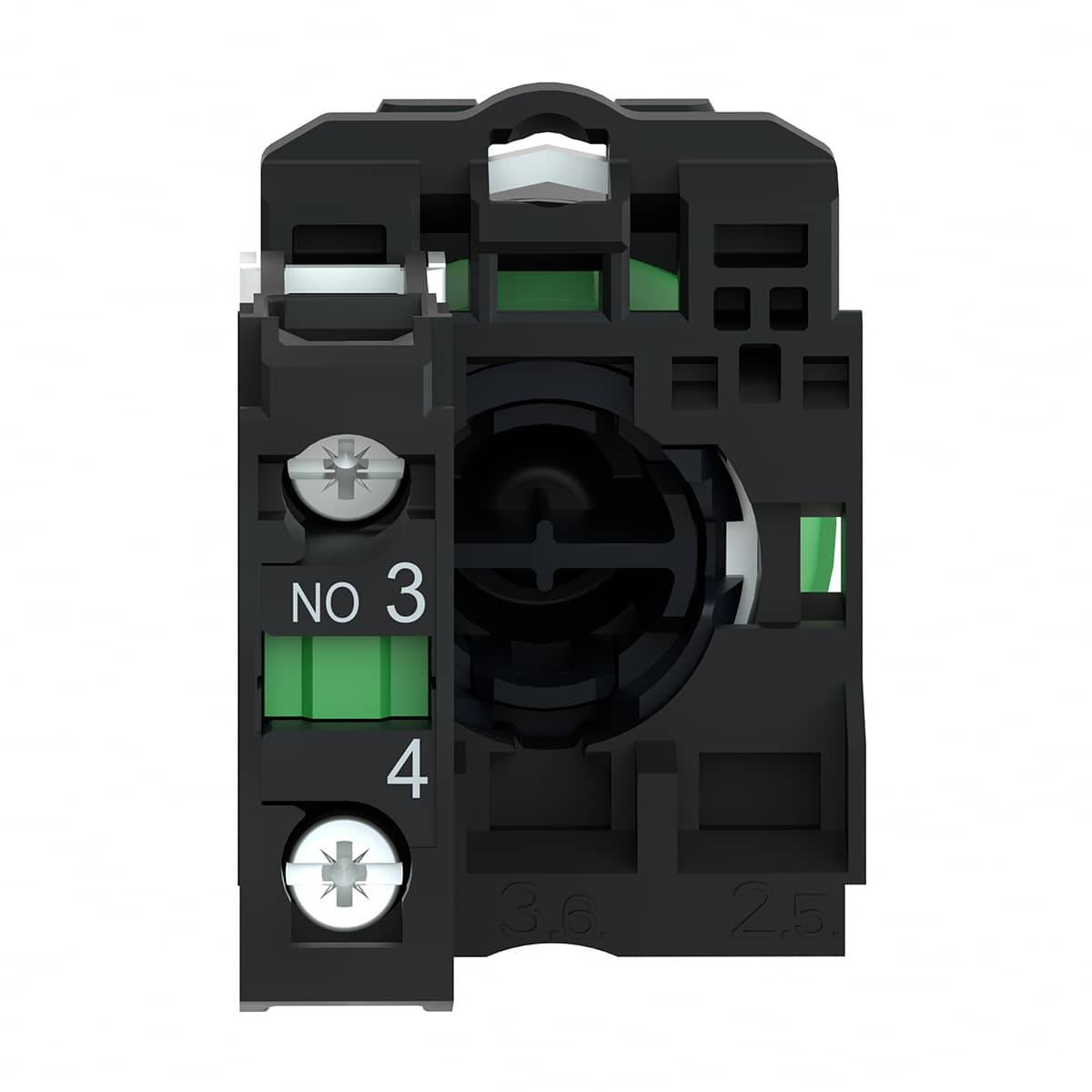 Schneider Electric XB5AA21 Harmony XB5AA21 Bouton-poussoir actionneur plat 1 bouton noir décrochage par pression 1 pc(s)-2
