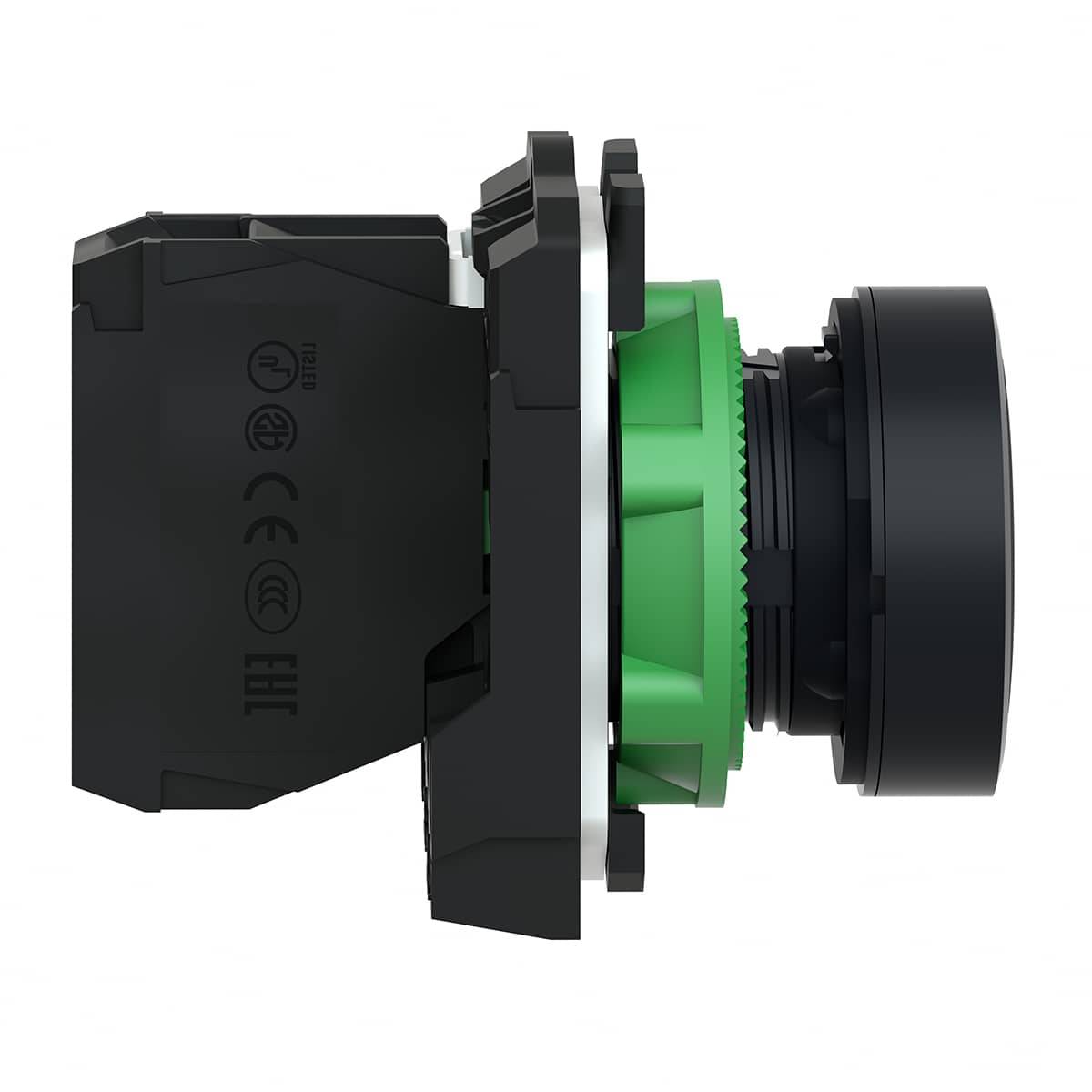 Schneider Electric XB5AA21 Harmony XB5AA21 Bouton-poussoir actionneur plat 1 bouton noir décrochage par pression 1 pc(s)-3