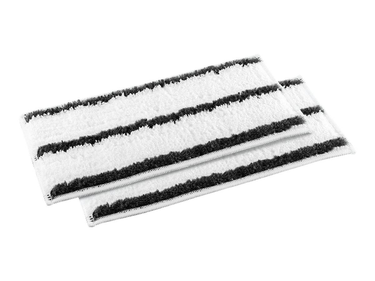 Kärcher Home & Garden Chiffons pour le sol noir/blanc-0