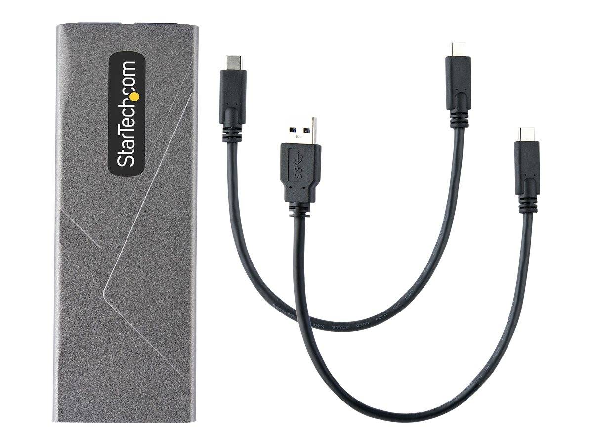 M.2 PCIe NVMe/M.2 SATA SSD USB Enclosure-1