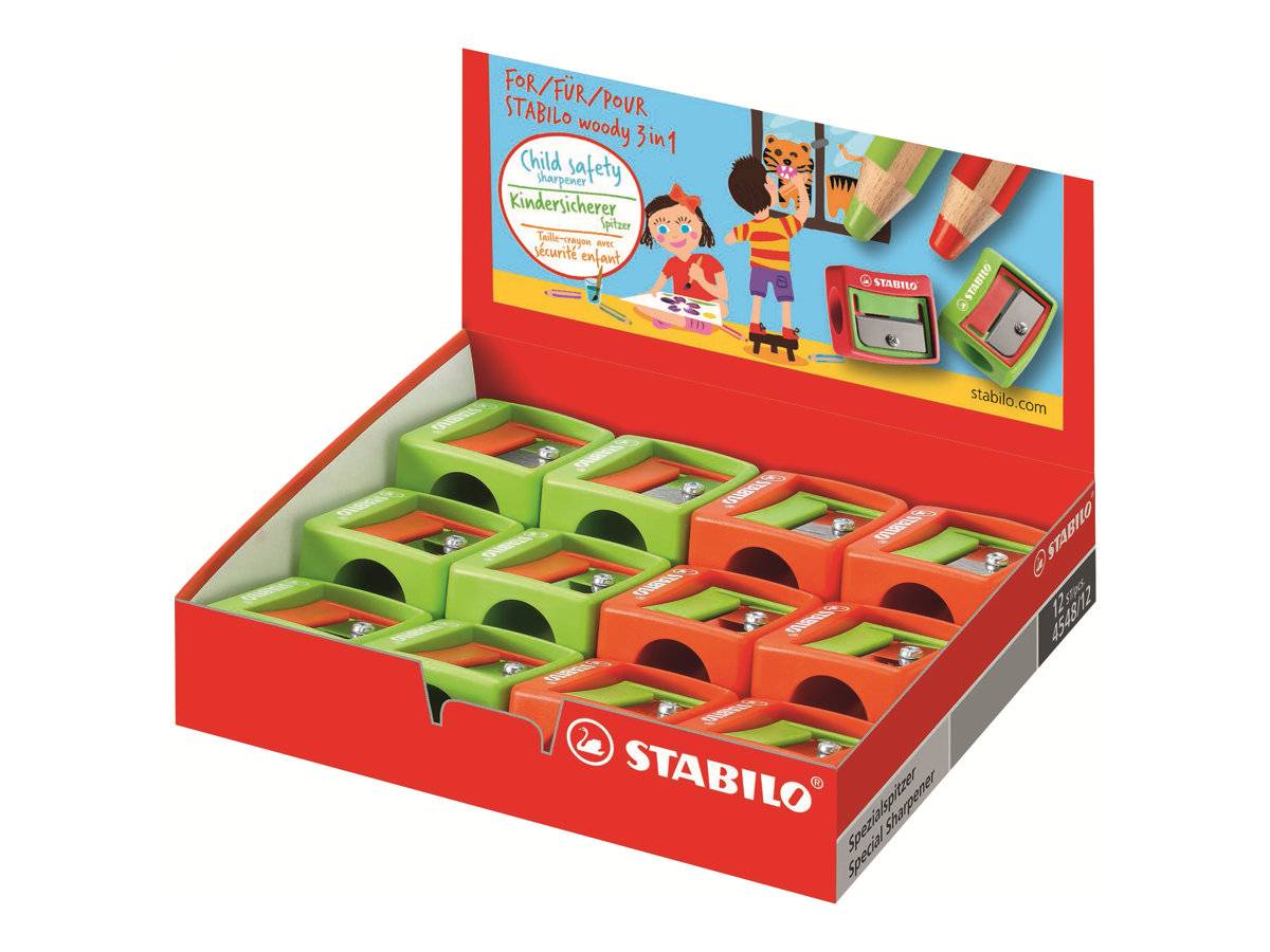 Taille-crayons pour crayons Stabilo Woody 1 usage-0