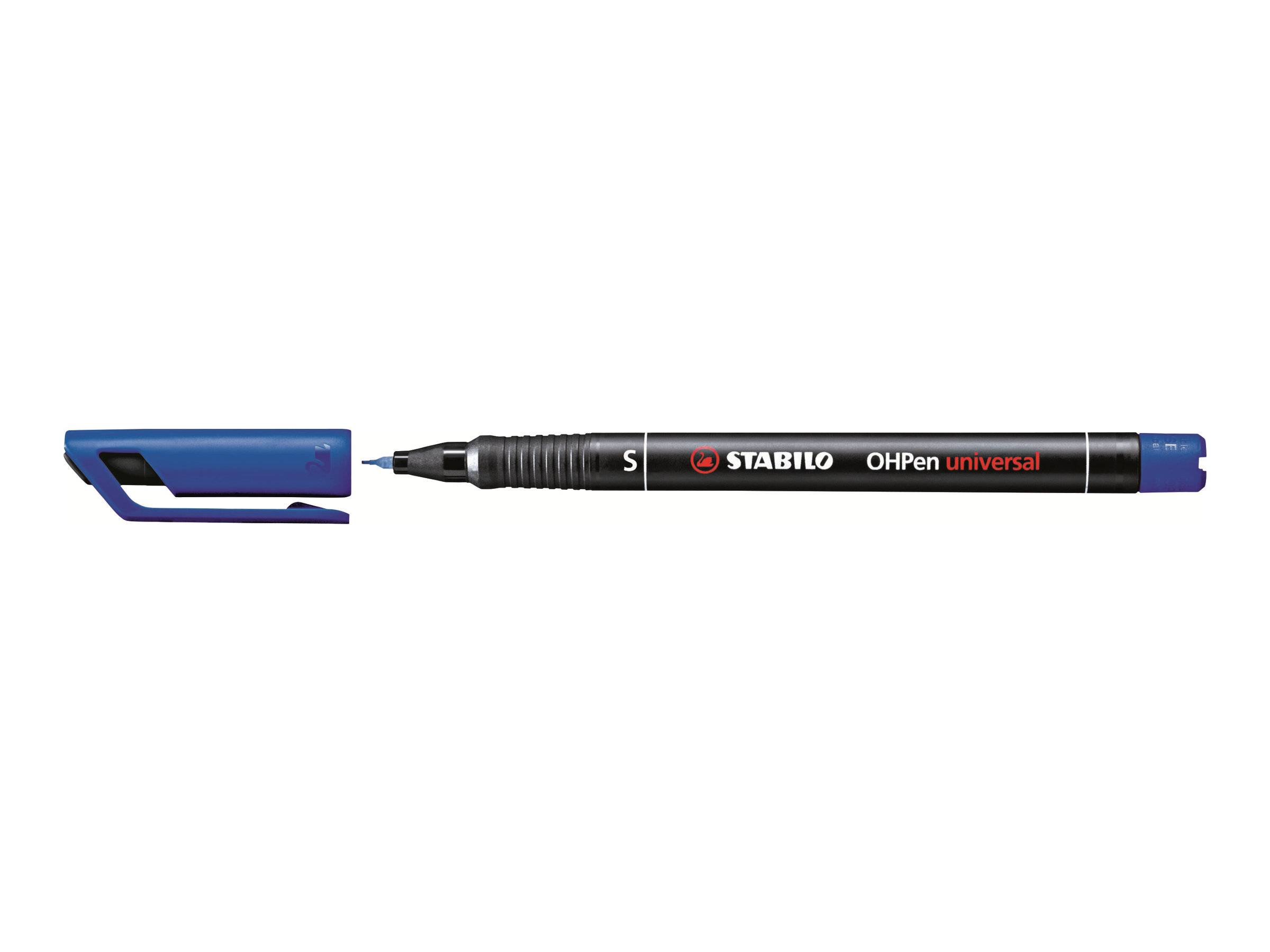 STABILO Feutre pour transparent STABILO OHPen universal S 841 permanent 841/41 bleu-1
