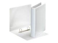 Classeur 2 anneaux cartonné Esselte personnalisable A5 - Dos 4,7 cm - Blanc-2